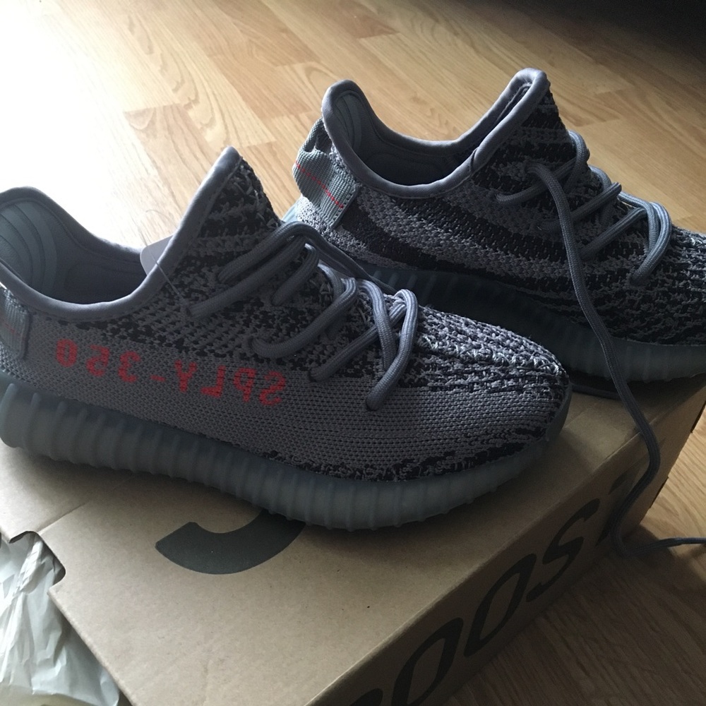Yeezy Boost 350 V2 Grey Black/Red